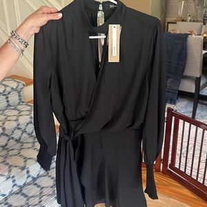NWT, never been worn DO+BE black high neck dress.